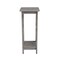 International Concepts Rectangle 30 in X-Sided Plant Stand, 12 W, 12 L, 30 in H, Wood, Washed Gray Taupe OT09-3070X - alternate 3